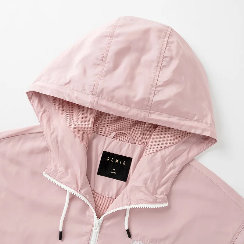 wonderful SEMIR Pullover jacket women 2019 autumn new letter embroidery loose oversized loose casual hooded j