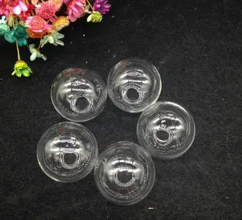 

500pcs 20mm wholesale clear glass vial necklace pendant tiny glass blobe bottle mini Terrarium necklace Crystal Ball diy jewelry
