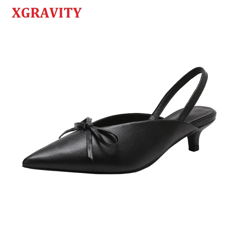 XGRAVITY/сезон весна-лето винтажные женские туфли-лодочки на высоком каблуке с