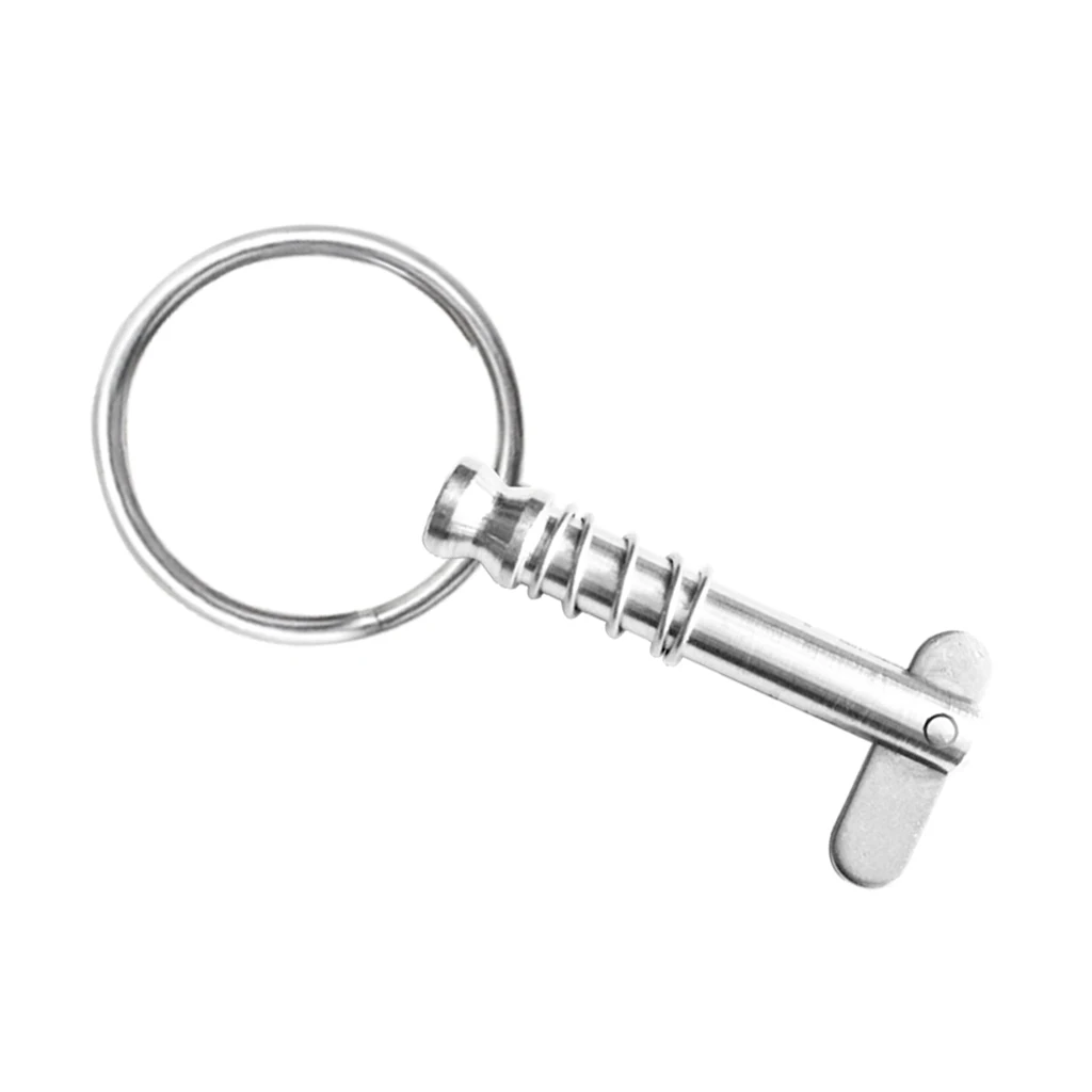43mm Boat Bimini SunTop Quick Release Pins Marine Grade 316 Stainless Steel Drop Cam Spring Pull Ring Boat Marine Hardware 