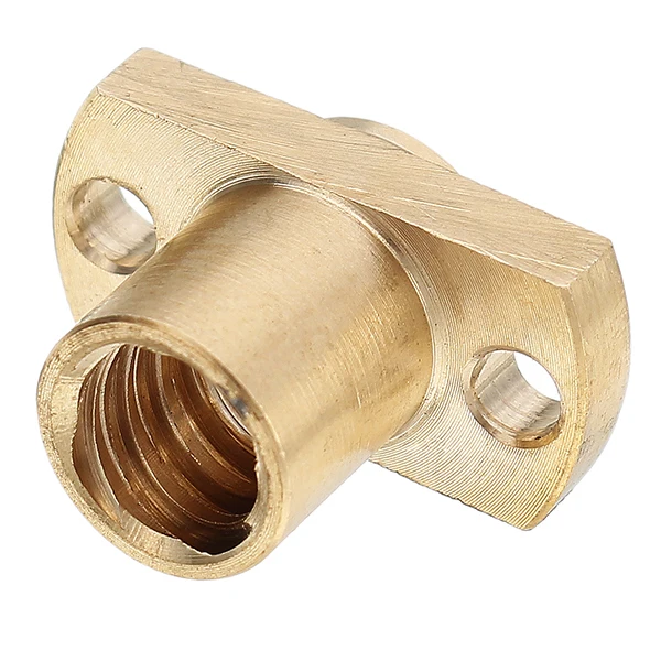 Brass T8x8mm Flange Lead Screw Nut for CNC Parts Newin Nuts from Home