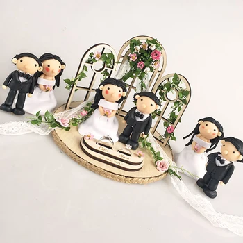 

Free shipping 1pcs custom logo perpsonal wedding doll wooden forest ring pillow engagement marriage proposal wedding decoration