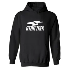 Drucken Star Trek Hoodies Cool Black Männer/Frauen Mode Und Hip Hop Stil Baumwolle Sweatshirts Lustige Luxus In Plus größe 4XL