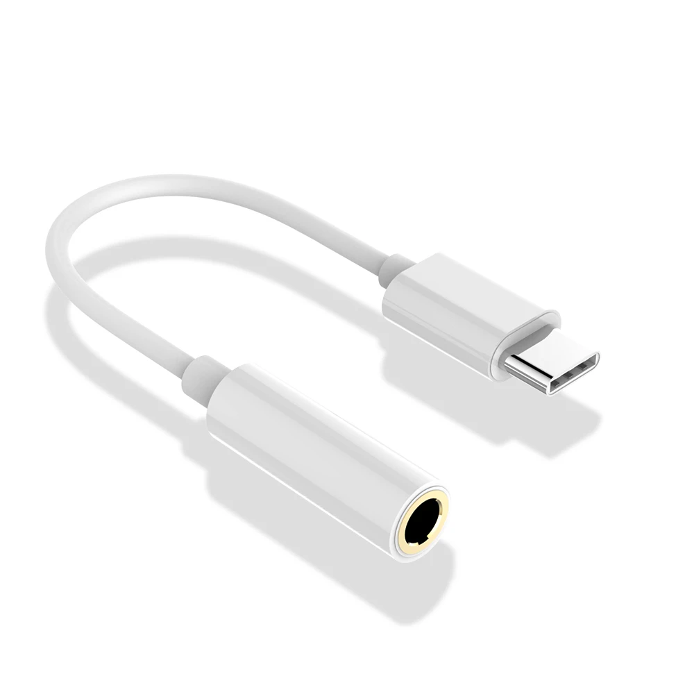 Тип usb C до 3 5 мм Aux Наушники Адаптер USB 1 Тип-C штекер аудио кабель Женский конвертер
