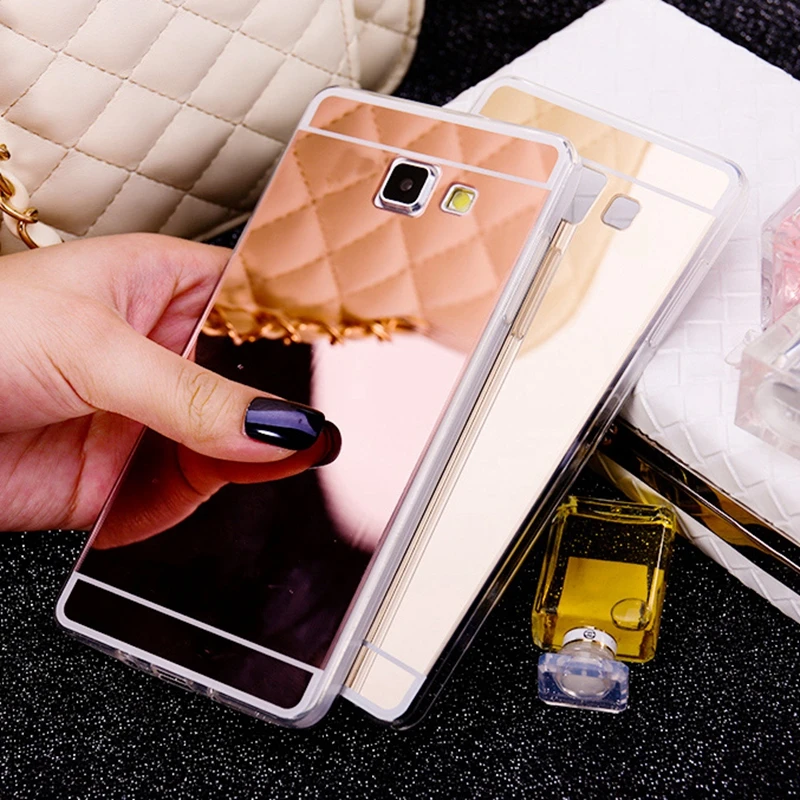 

Mirror Soft Shell Cover For Samsung Galaxy Note 3 4 5 8 A3 A5 J3 J5 J7 2016 2017 S4 S5 S6 S7 Edge S8 S9 Plus J2 Grand Prime Case