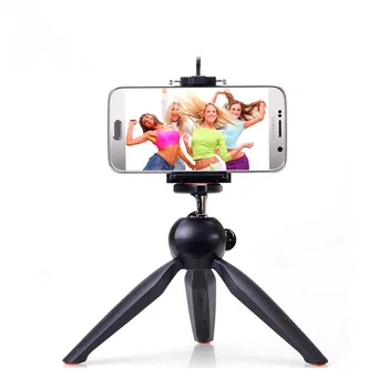 

Travel tripod + Phone Holder Clip Desktop Tripod For iphone Digital Camera Smart phone DV for Gopro SJCAM camera accessories