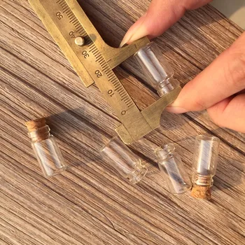 

Wholesael 10000pcs 11x22mm Glass Cork Bottles Glass Vial Wish Bottles Charm Clear Bottle Pendant DIY DHL freeshipping