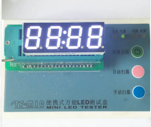 Free Ship 100PCS Common anode 0.56 inch digital tube Clock 4 bits led display 0.56inches White | Электронные компоненты и
