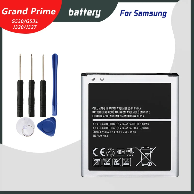 Оригинальный аккумулятор для Samsung Galaxy Grand Prime G530 G531 G5308W J3(2016) J3(2018) J320 On5