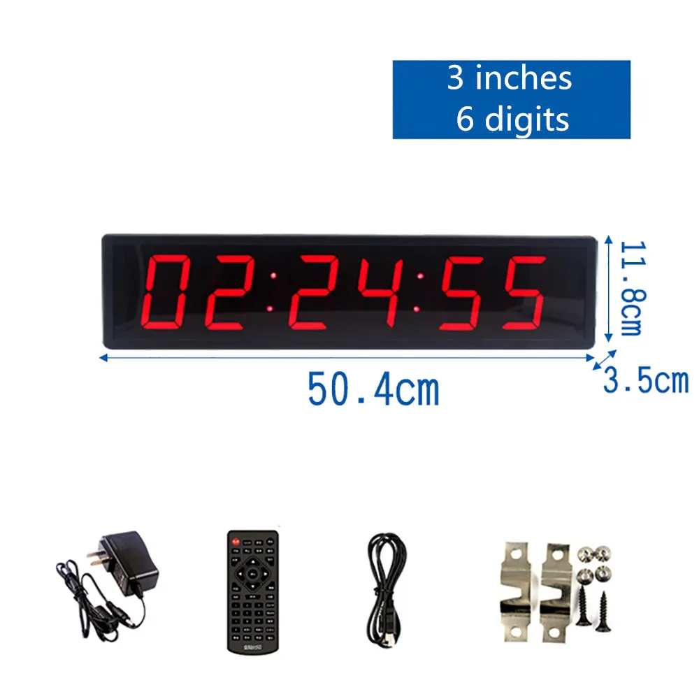 

1.5 1.8 2.3 3 inch Game Timer Multifunctional Led Countdown Timer Positive Timer Digital Clock Stopwatch Room Escape 220V