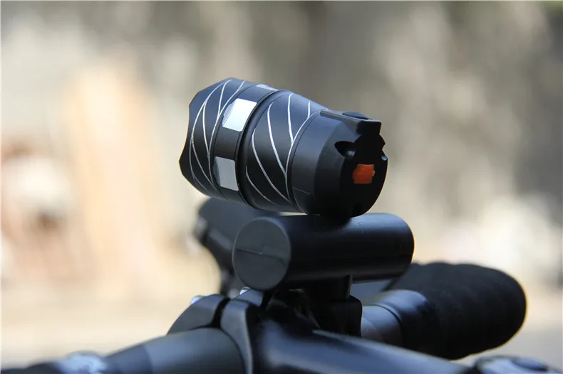 Discount kava Bicycle Light Power Bank Waterproof USB Rechargeable Bike Light Side Warning Flashlight 700 Lumen 18650 2000mAh 5 Modes 17