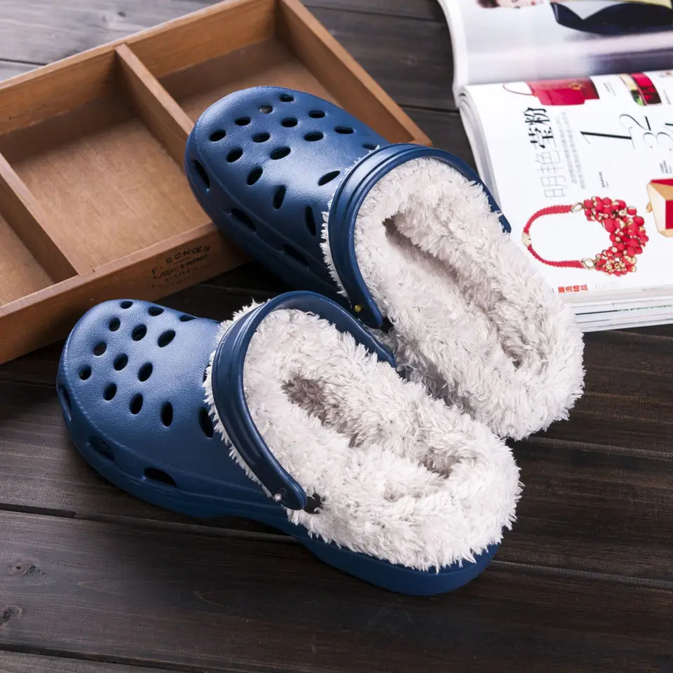 crocs winter slippers