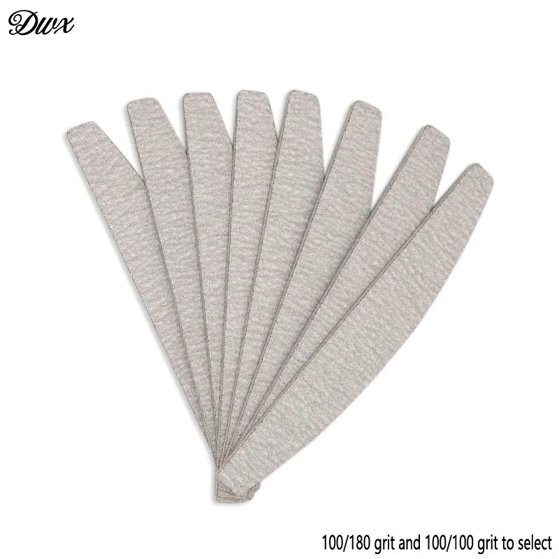 

50PCS/lot Nail File Sanding Buffer Block For Nails 100/180 Tools 100/100 Manicure Zebra Sandpaper Nail Files Buff Emery Board