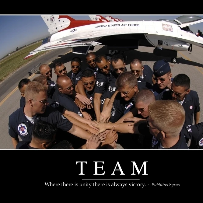 Team: Inspirational Quote and Motivational Poster Poster Print (17 x 11)