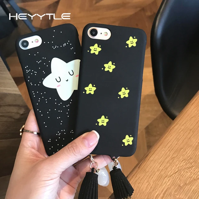 Best Price Heyytle Star Patterned Tassel Phone Cover For iPhone X 8 7 6S 6 Plus Cases Cute Cartoon Hard PC Back Cover Couple Shell Best Price Heyytle Star Patterned Tassel Phone Cover For iPhone X 8 7 6S 6 Plus Cases Cute Cartoon Hard PC Back Cover Couple Shell
