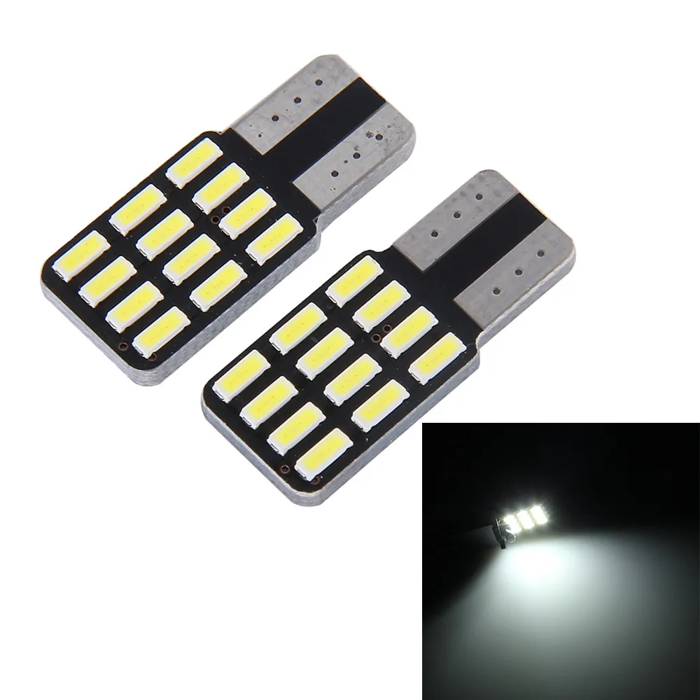 4 X Canbus безошибочный Белый T10 5-SMD 5050 W5W Светодиодная лампа для авто светильник светодиодный автомобильный светильник s 12v Универсальный 6000k Поворотная сигнальная лампа