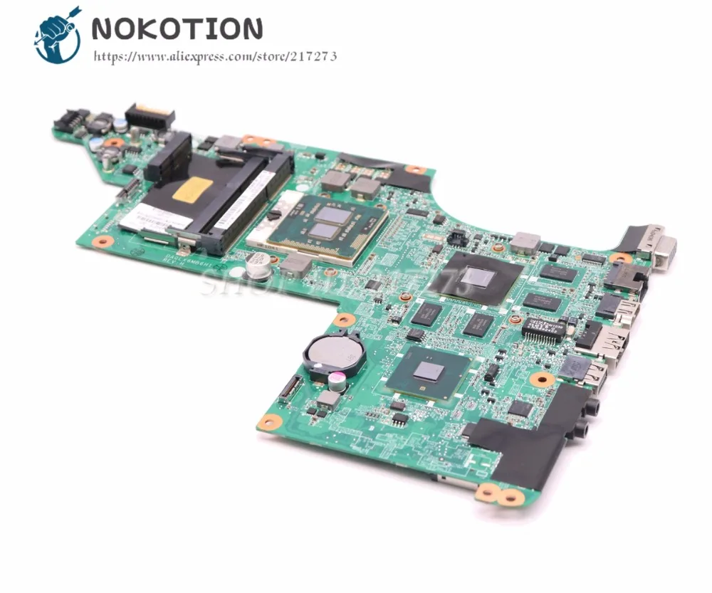 NOKOTION 615279-001 630279-001 603642-001 для hp Pavilion DV6 DV6-3000 материнская плата для ноутбука DA0LX6MB6H1 HD5650 GPU Бесплатный процессор