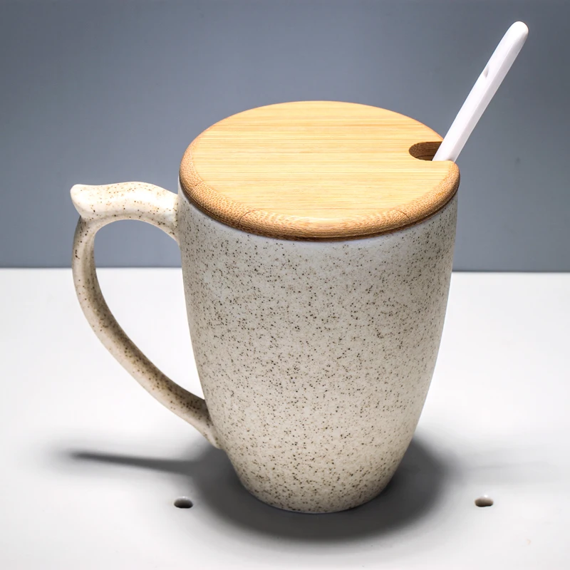 Цзиндэчжэнь, Китайская традиционная керамическая чашка ручной работы, резная Сливовая кружка, краткие чашки для влюбленных, кофейные кружки, посуда для напитков, ложка и крышка