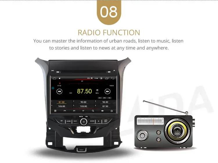 Clearance LJDA 2 Din Car Radio Android 9.1 Car DVD Player For Chevrolet Cruze 2015-2018 GPS Navigation Stereo WIFI Multimedia IPS Canbus 10 Clearance LJDA 2 Din Car Radio Android 9.1 Car DVD Player For Chevrolet Cruze 2015-2018 GPS Navigation Stereo WIFI Multimedia IPS Canbus 10