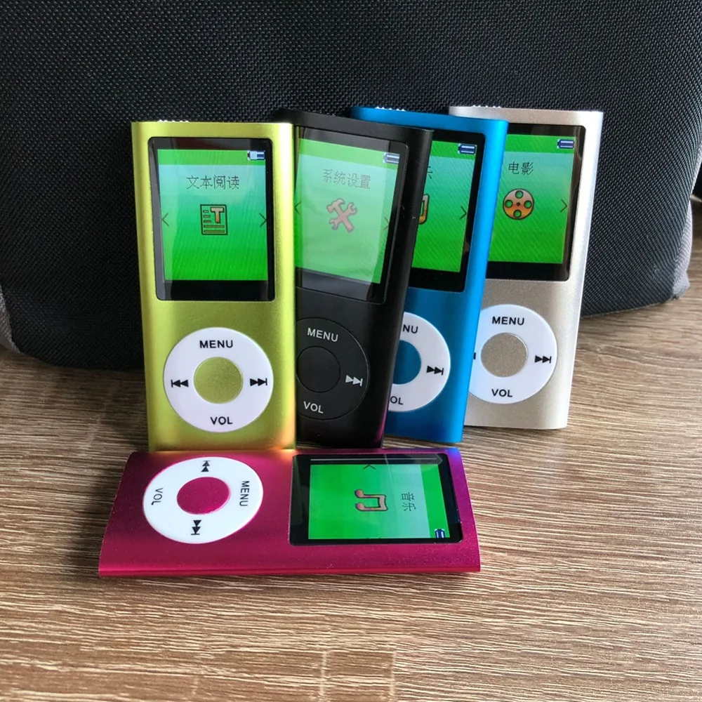 

1.8 inch mp3 player Music playing with fm radio video player E-book player MP3 with built-in memory 5colors
