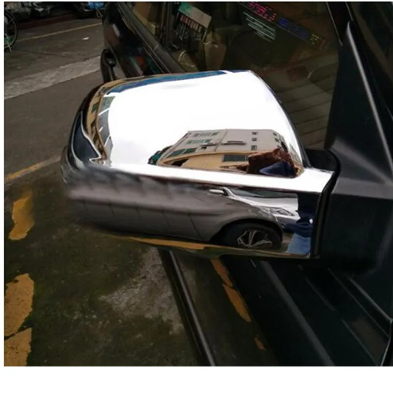 

DOOR SIDE WING MIRROR CHROME COVER REAR VIEW For HYUNDAI TUCSON 2004 2005 2006 2007 2008 2009 2010 2011 2012 2013