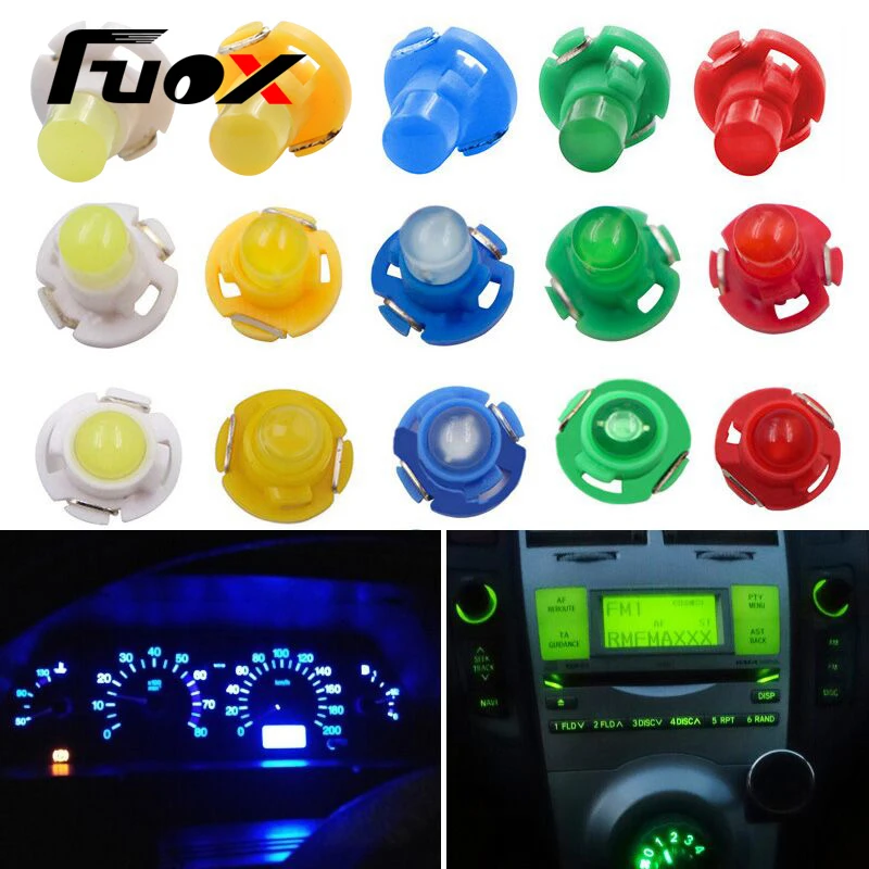 

Car LED 10x T3 T4.2 T4.7 LED Wedge Dashboard Instrument Cluster Light Car Panel Gauge Speedo Dash Car-styling Car accessories