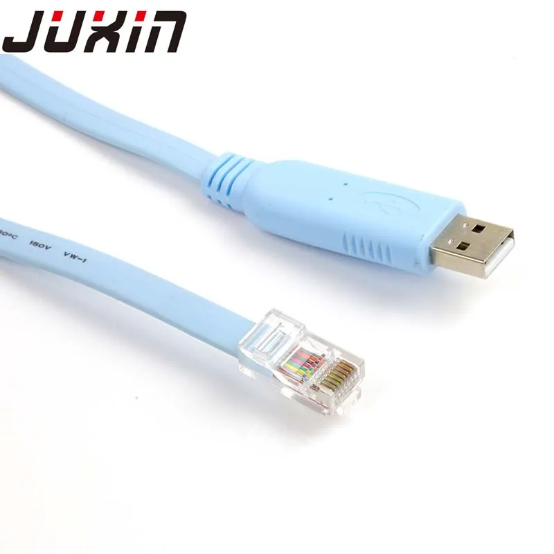 6 футов Длина сетевые роутеры USB RS232 RJ45 консольный кабель для Cisco Маршрутизатор с