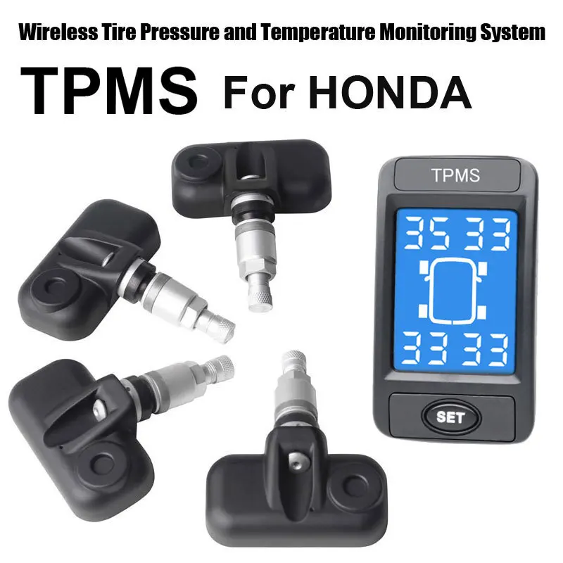ไร้สายระบบตรวจสอบความดันยางรถยนต์ TPMS สำหรับ Honda 4Pcs ภายในcar alternator voltage regulator