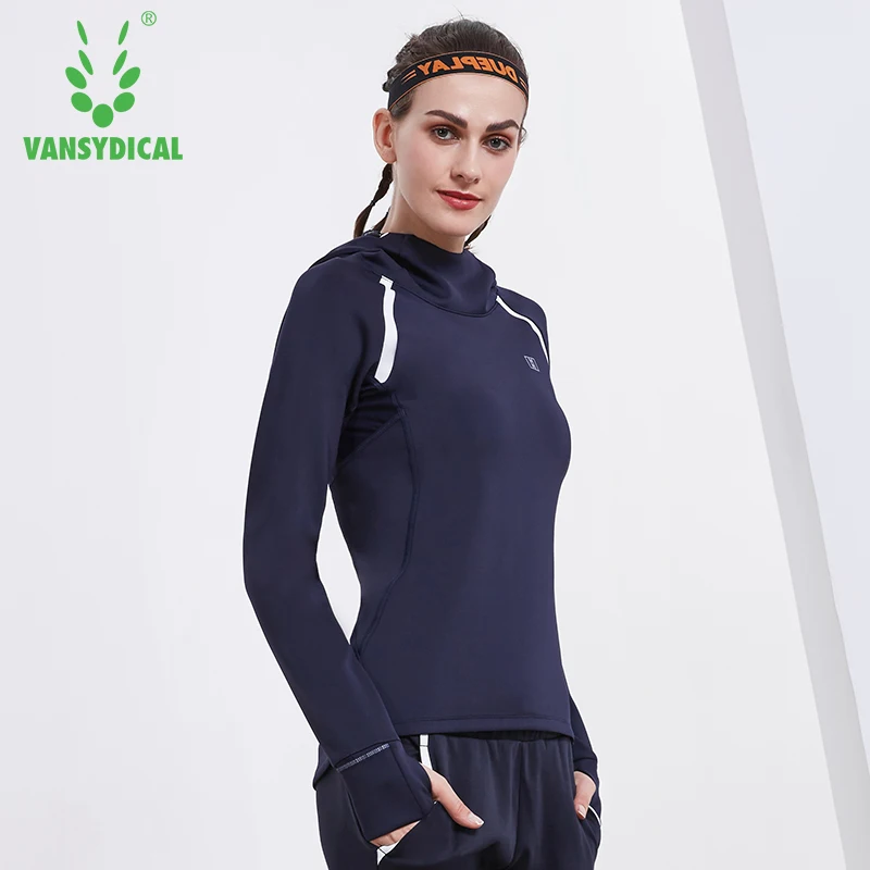 Женские спортивные свитеры Vansydical дышащие для бега и тренировок Осень