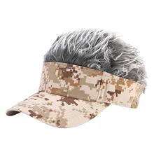 Бейсбольная кепка смешная Регулируемая шапка для парика унисекс чутье волос козырек Snapback Повседневная Кепка для гольфа s Открытый парик Кепка gorra hombre