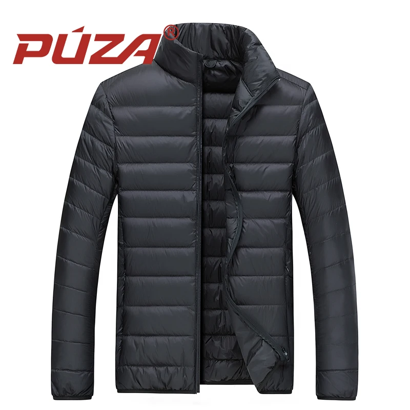 PUZA New Casual Brand White Duck Down Jacket Men Autumn Winter Warm Coat Men's Ultralight Male Windproof Parka | Мужская одежда