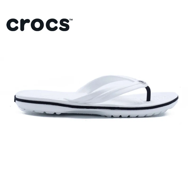 

CROCS outdoor slippers summer unisex flat slippers Crocs shoes slippers black white beach slippers