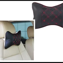 Автомобильная форма подголовник сиденья шеи Кожа универсальная «дышащая» подушка для Kia KV7 POP VG Soulster No3 Magentis Borrego