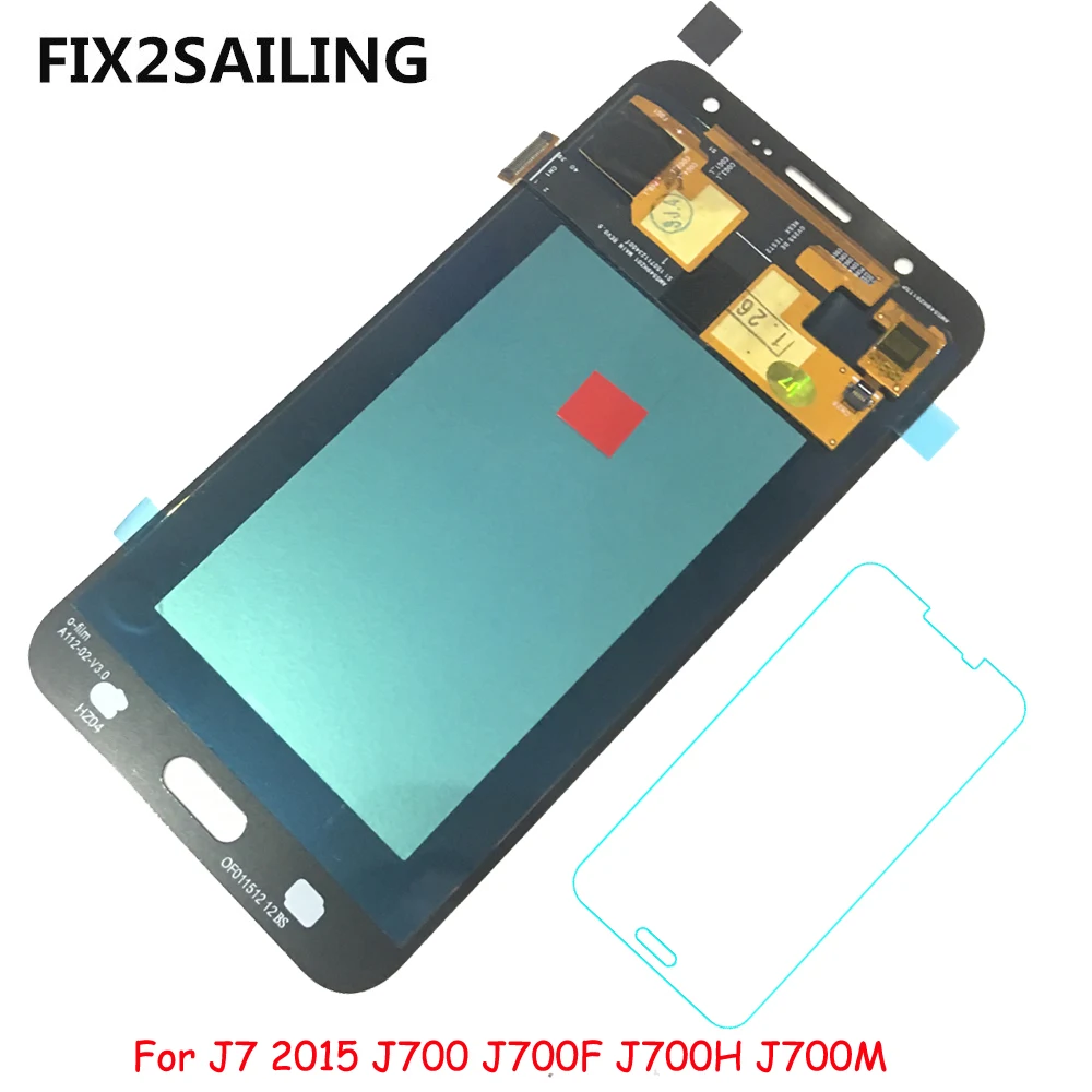 

FIX2SAILING Super AMOLED LCD Display 100% Tested Working Touch Screen Assembly For Samsung Galaxy J7 2015 J700 J700F J700H J700M