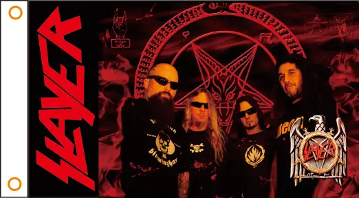 90*150 см Группа Slayer флаг для украшения