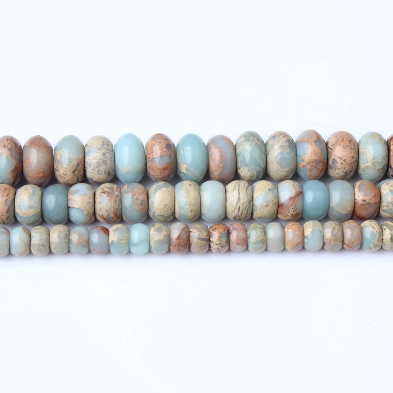

LanLi Natural Jewelry blue Oval shoushan stones Beads 4x6 5x8 6x10mm DIY bracelet necklace ear stud Mat bead Accessories