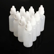 50pc 30ml Useful Squeezable Eye Liquid Dropper Bottles with Childproof Cap Bottles Eye Drops Refillable Bottles -30
