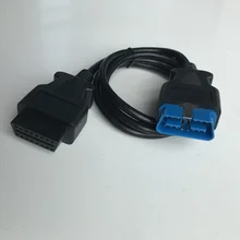 Высокое качество 16 Pin штекер до 16 Pin Женский Кабель OBD 2 OBD II переходник с удлинителем 16pin до 16pin кабель