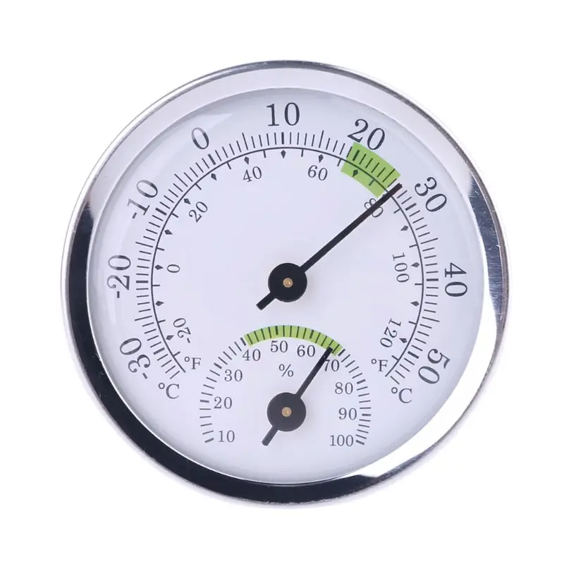 

Wall Mounted Temperature Humidity Meter Thermometer & Hygrometer For Sauna Room Household #715