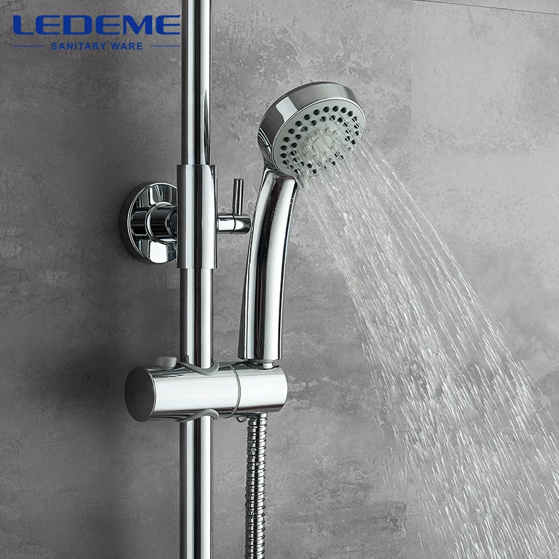 Preise LEDEME Neue Bad Dusche Klassische Badezimmer Dusche Wasserhahn Bad Wasserhahn Mischbatterie Mit Hand Dusche Kopf Set Wand Montiert L2400
