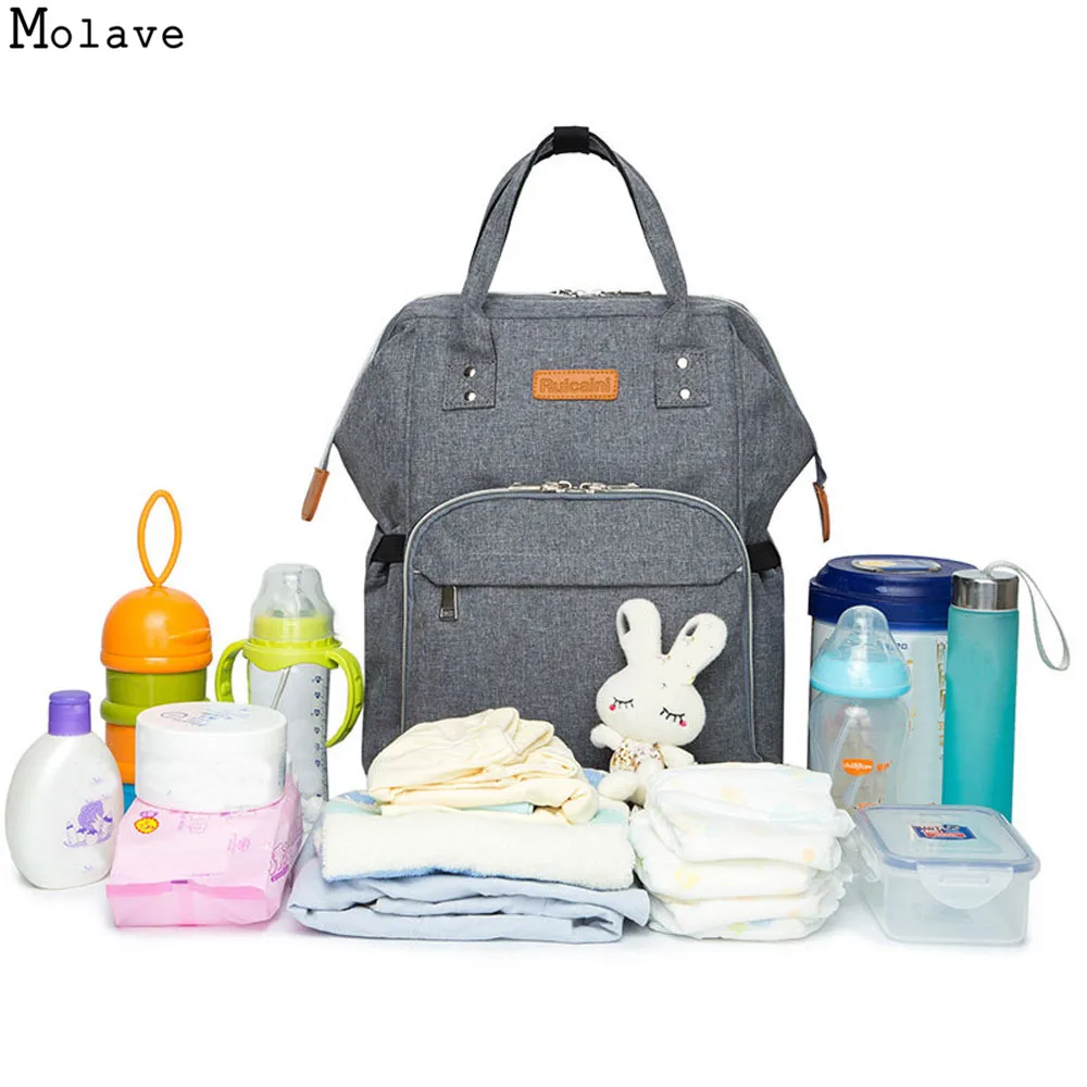 

Diaper Bag Mommy Maternity Nappy Bags Large Capacity Baby Travel Backpack Desiger Nursing Bag Baby Care For Dad and Mom May18