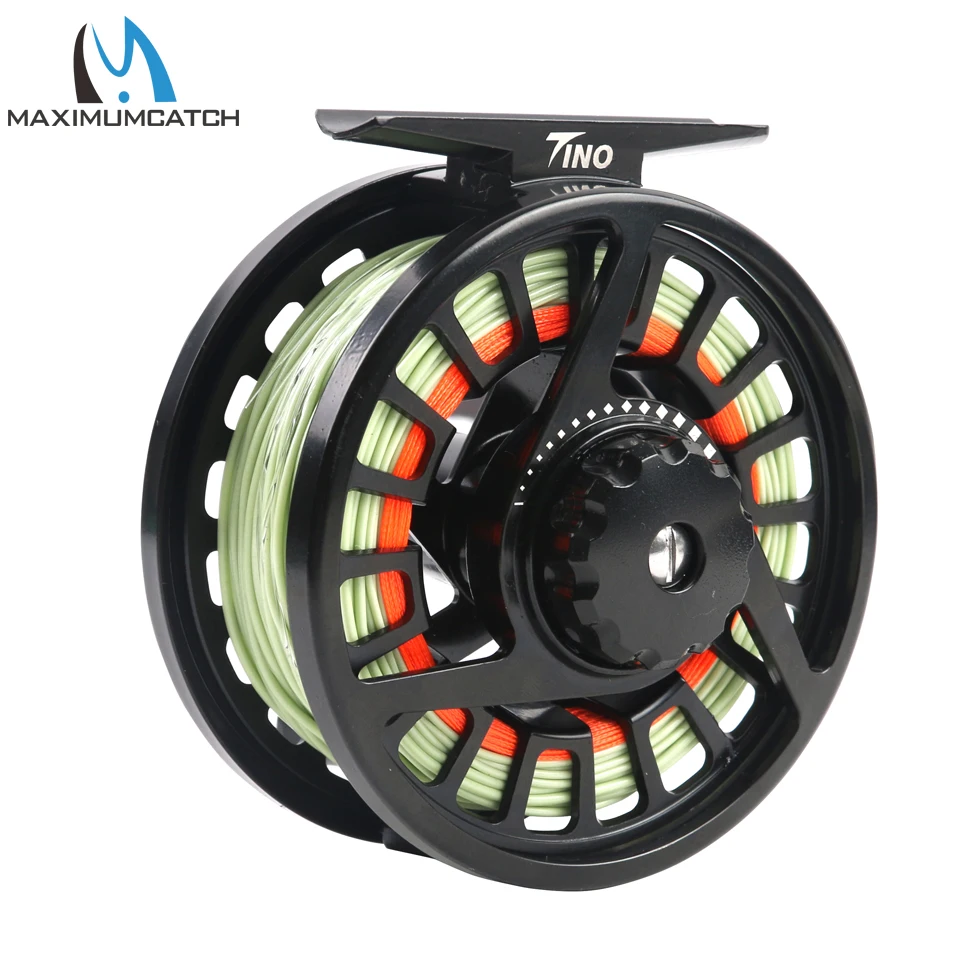 Maximumcatch 5/6WT Fly Fishing Combo 9FT быстрое действие Fly Rod Pre-Spoled Fly Reel Fly Line с Cordura triangle Tube