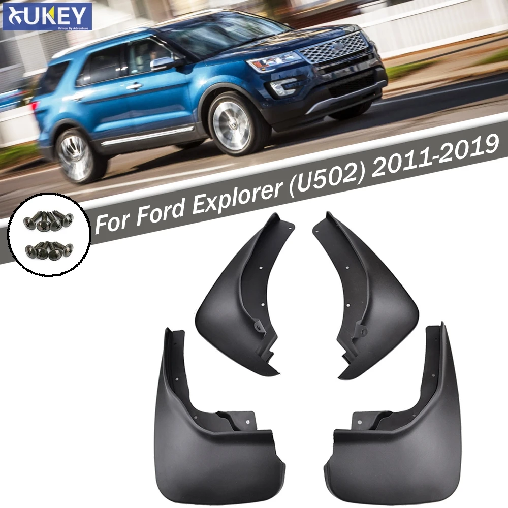 

OE Styled Molded Car Mud Flaps For Ford Explorer 2011-2019 Mudflaps Splash Guards Flap Mudguards Car Styling