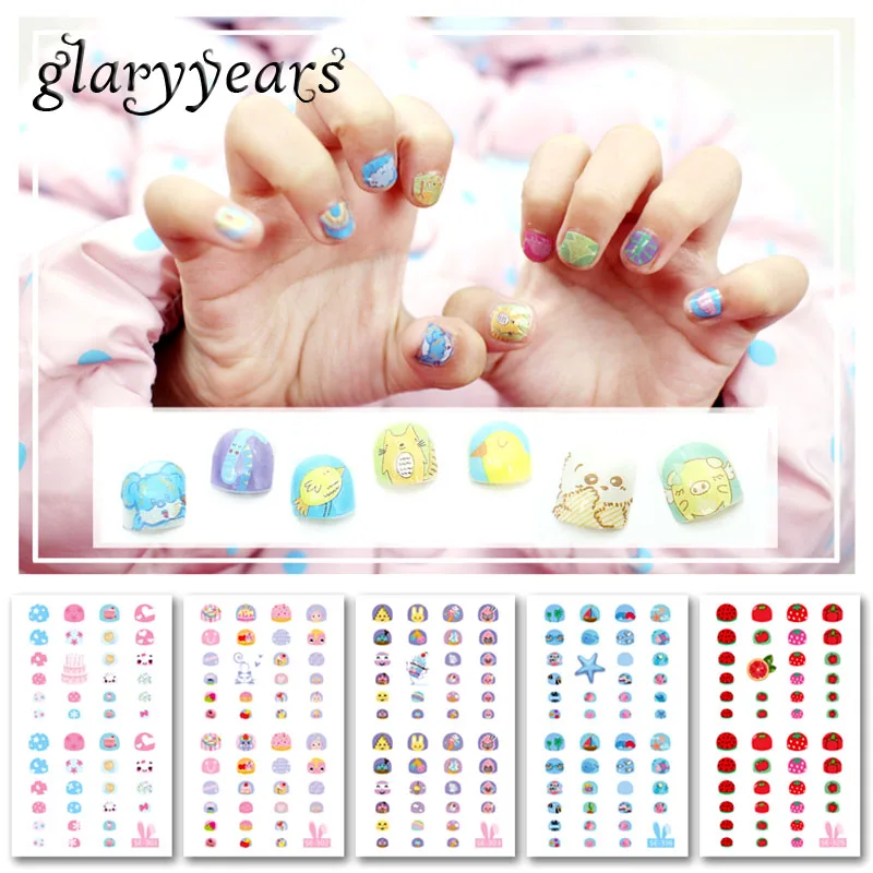 6 шт./компл. мультяшная наклейка для дизайна ногтей|nail art stickers|art stickersnail nail sticker |