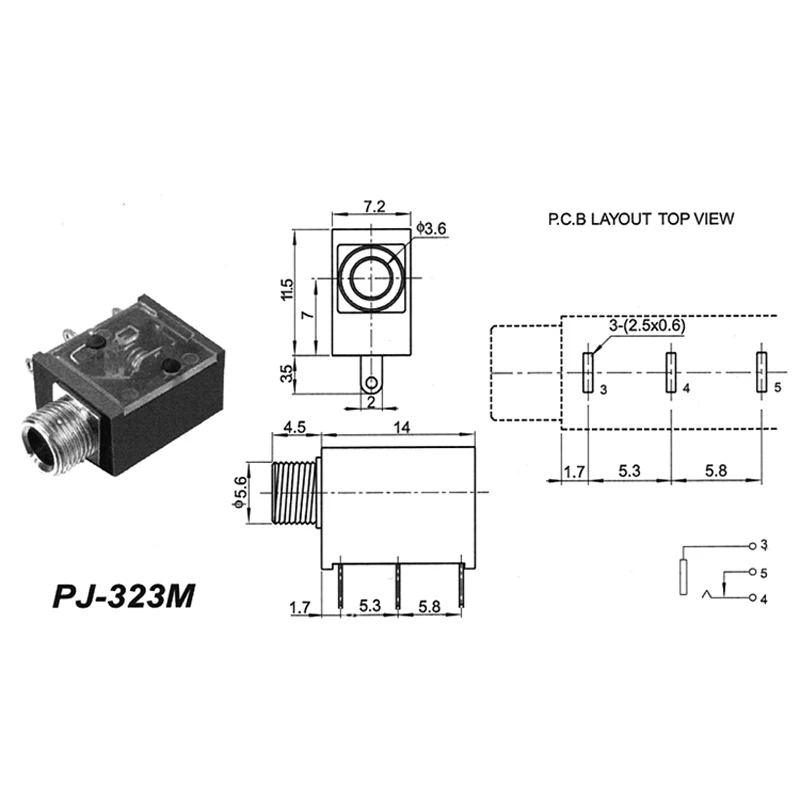 New Original Audio Connector Jack Board Headphone Socket Plug 923 00440 for Apple MacBook 12 For Retina A1534 2015 2016