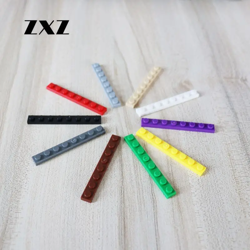 

Plate 1x8 DIY Enlighten Building Block MOC Bricks Compatible With Legoes 3460 Plate Bulk 50pcs/lot