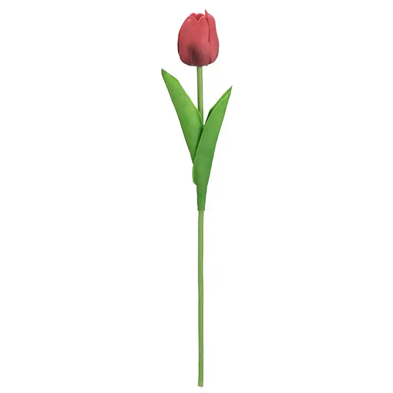 Мини Искусственный тюльпан латексный настоящий свадебный букет домашние искуственные цветы для декора букет для украшения шелк 19APR22 - Цвет: J