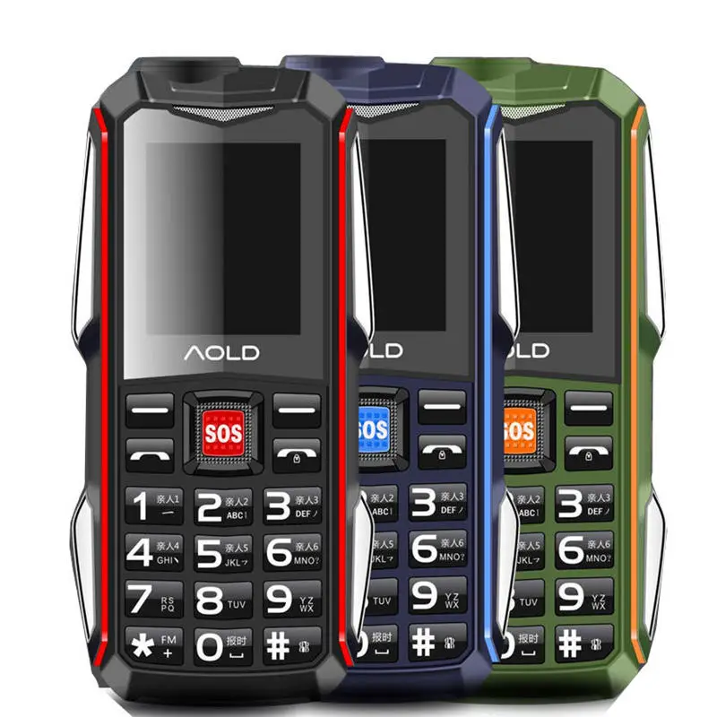 Tanie Power bank telefon komórkowy SOS głośny dźwięk mp3 latarka bluetooth magiczny głos odporny na wstrząsy telefony komórkowe rosyjska klawiatura telefon