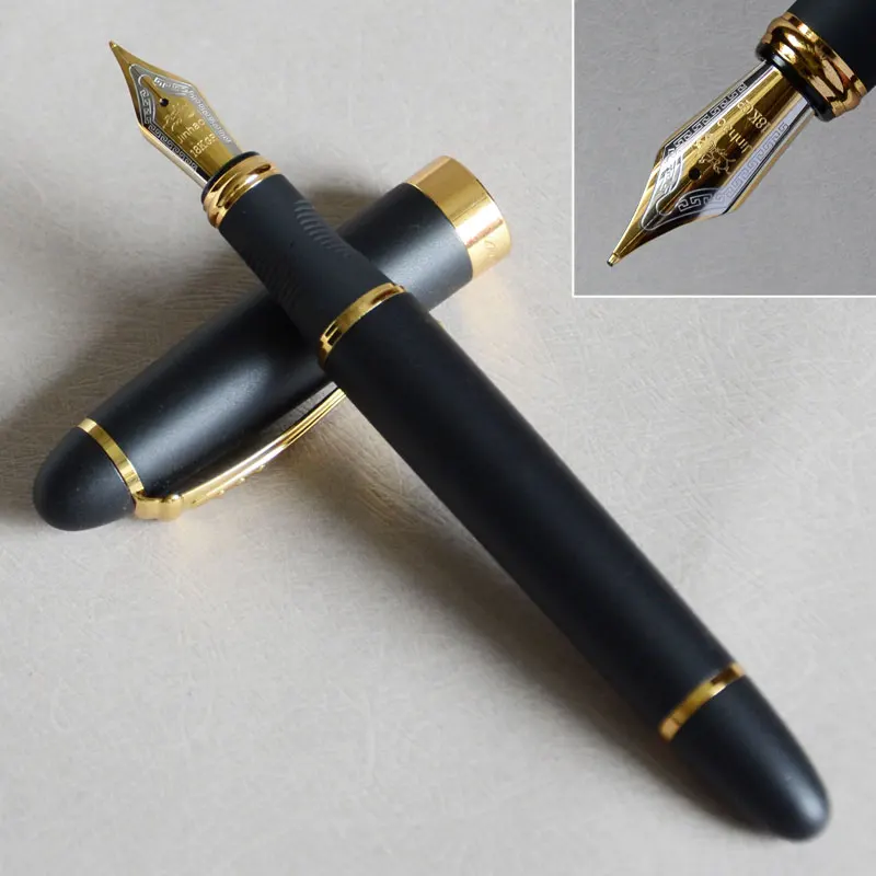 IRAURITA FOUNTAIN PEN JINHAO X450 18 KGP 0.7mm BROAD NIB FULL METAL 21 COLORS AND INK