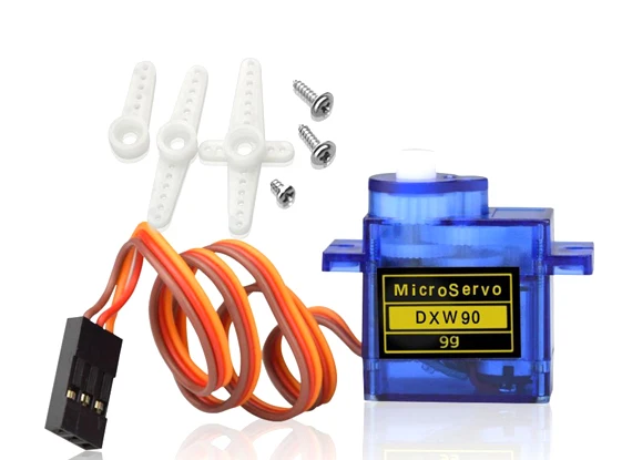 

HOBBYMATE SG90 Micro Servo Motor 9G for RC Robot Helicopter Airplane Boat Controls